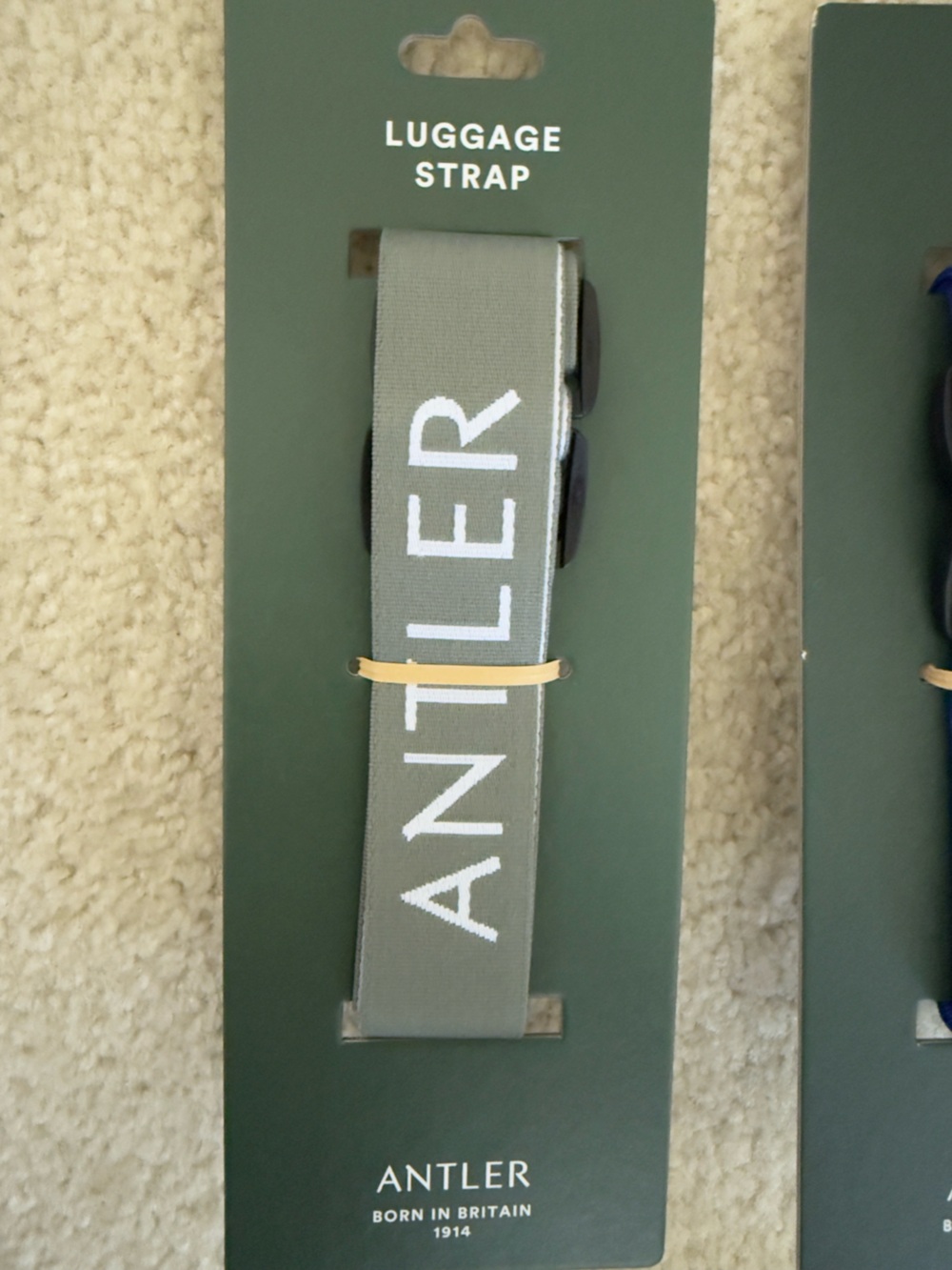 BRAND NEW ANTLER LUGGAGE STRAP - MIST GREEN - ONE SIZE - 50% OFF